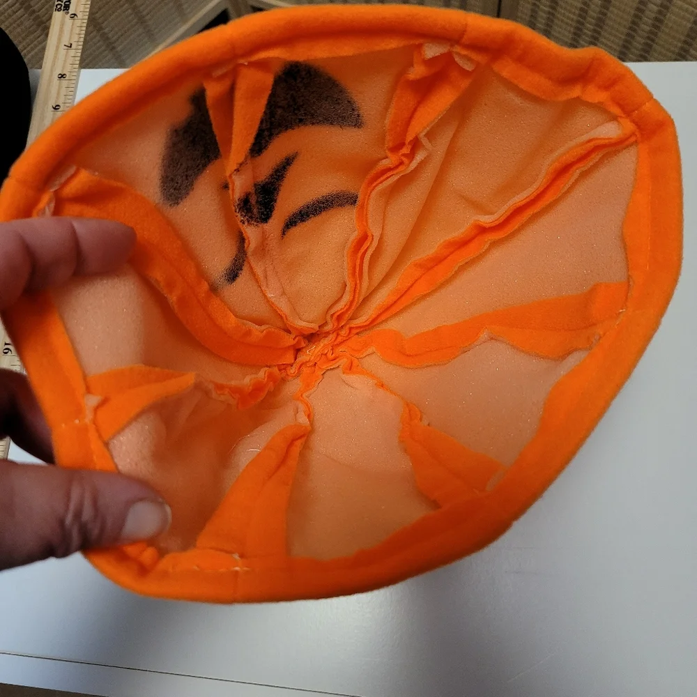 Halloween Pumpkin Hat, Halloween Party Cap, Funny Pumpkin Cap, Show Prop